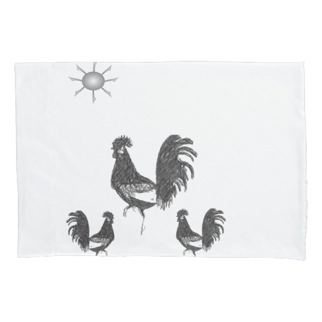 Rooster Funda Pillow (Anverso)