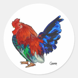 Rooster - Pegatinas de sobres