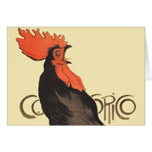 Rooster Steinlen Cocorico Arte francés
