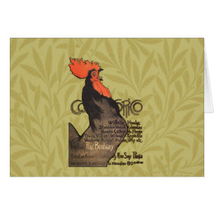 Rooster Steinlen Cocorico Arte francés