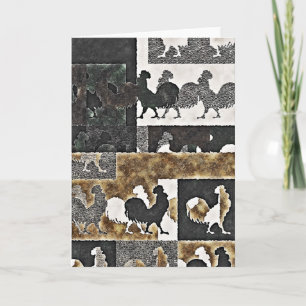 Rooster Vintage #2 - Tarjetas de felicitación