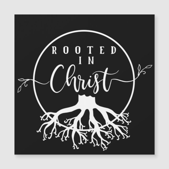 Rootado en Cristo (Anverso)