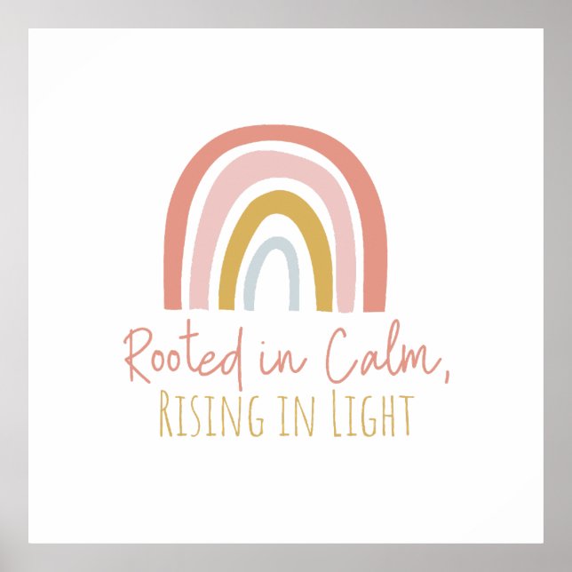 Rootado en la impresión de lienzo tranquilo - Impr (Frente)