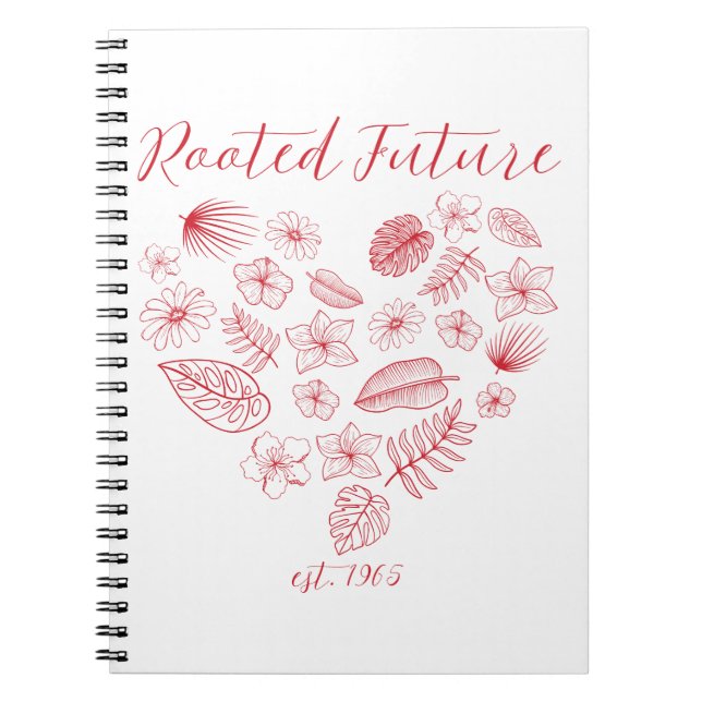 Rooted Future est. 1965 Cuaderno de Fotos en Espir (Frente)