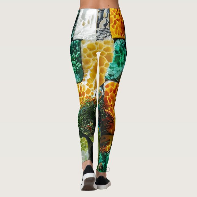 Ropa activa de estilo callejero Leggings (Reverso)