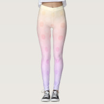 ropa activa para leggings de puntos pastel