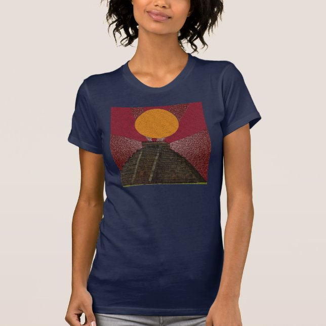 Ropa "Chichen maya Itza " de la camiseta de 2012 (Anverso)
