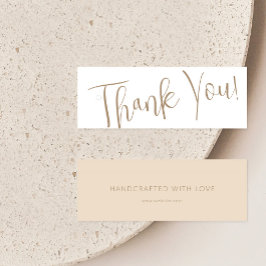 Ropa comercial neutral Gracias Etiqueta de colgado