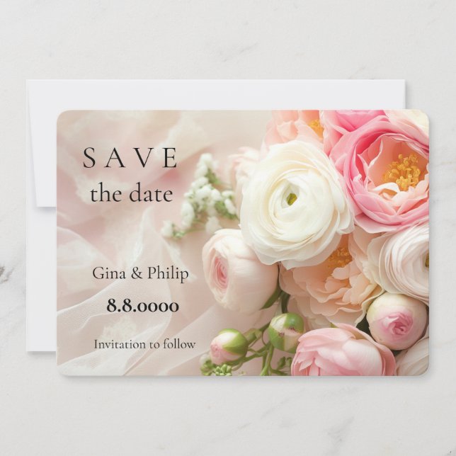 Ropa de arándano rosa y blanco (Anverso)