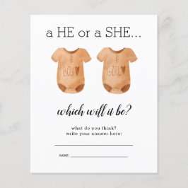 Ropa De Bebé De PAPEL Que Su Género Revela Adivina