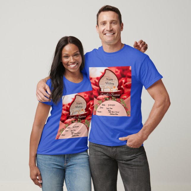 Ropa de boda para parejas camisetas superiores ima (Unisexo)
