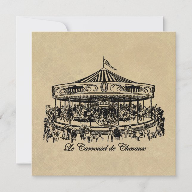 Ropa de caballos de carrusel francesa (Anverso)