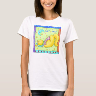Ropa de camiseta Cat Nap Tee