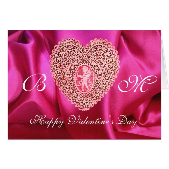 ROPA DE CORAZÓN CUPIDA DE LACE, ROPA DE FUCHSIA, R (Anverso (Horizontal))