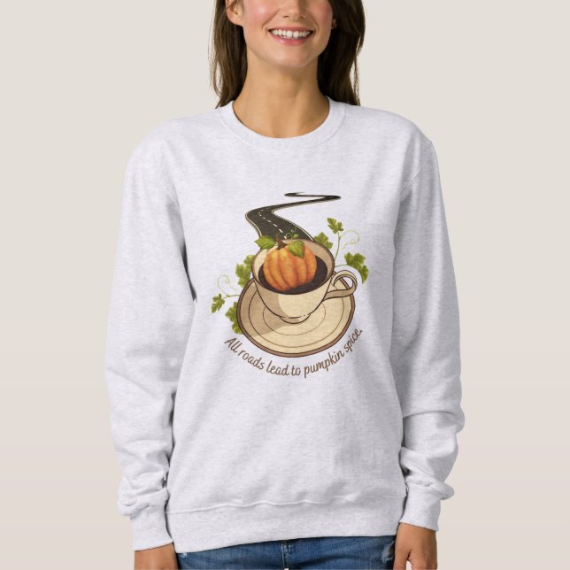 Ropa de especias de calabaza sudadera (Anverso)