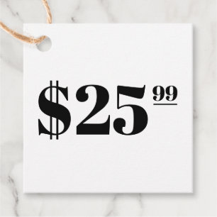 Ropa de etiqueta de colgador blanco de solo precio