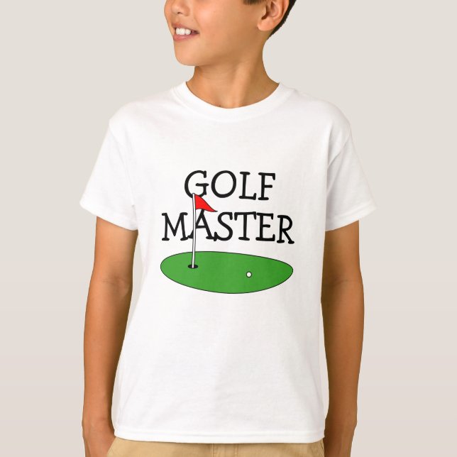 Ropa de golf para niños. Camiseta deportiva para n (Anverso)