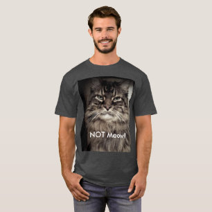 Ropa de hombre Cranky NOT Meow - Camiseta