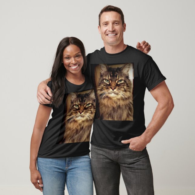 Ropa de hombre Gato Atigrado Gruñón - Camiseta (Unisexo)