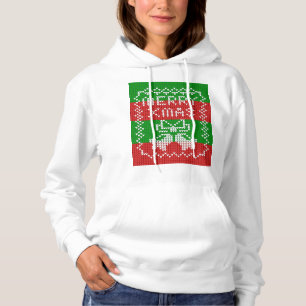 Ropa de jingle de patrón de suéter feo Hilo de nav