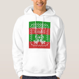 Ropa de jingle de patrón de suéter feo Hilo de nav
