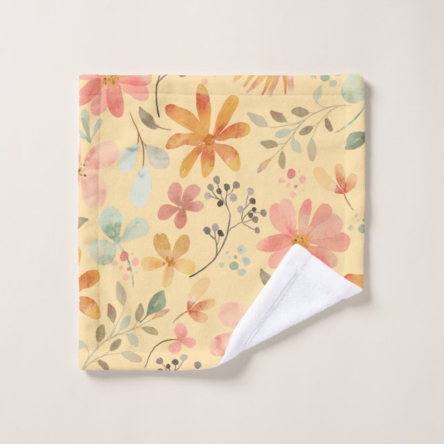 Ropa De Lámina Impresa Floral (Toallita)