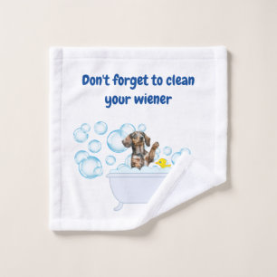 ROPA DE LAVABO DE BURBUJA DE DACHSHUND