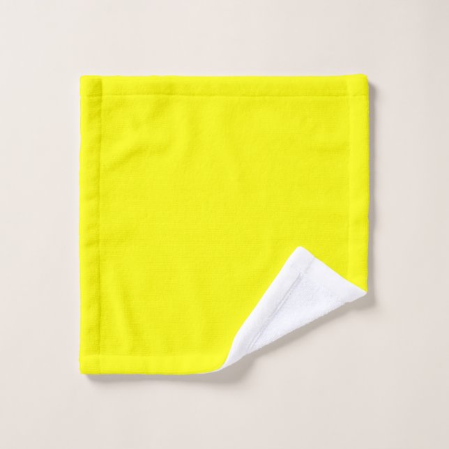 Ropa de lavado amarillo soleado - suave y absorben (Toallita)