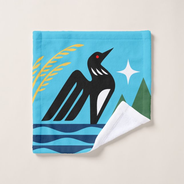 Ropa de lavado de foco del estado de Minnesota (Toallita)