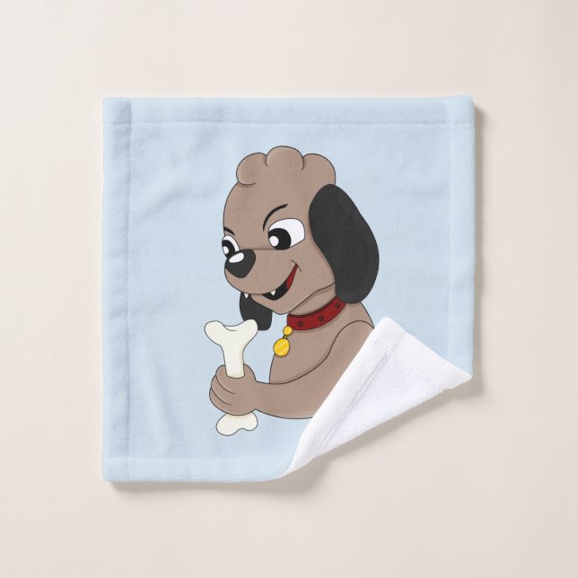 Ropa de lavado de personalizado de cachorros (Toallita)