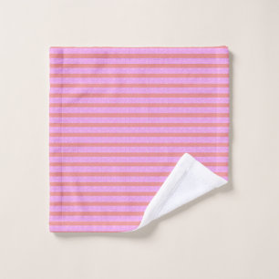 Ropa de lavado de rayas geométricas rosadas