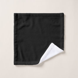 Ropa de lavado negro sólido - suave y absorbente