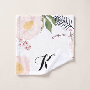 Ropa de lavado personalizada Cosmos rosados en bla
