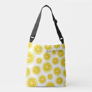 Ropa de limón fresco amarillo en bolsa de diseño m