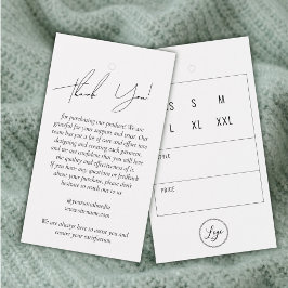 Ropa De Negocio Gracias Colgar La Etiqueta Con El 