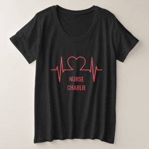 Ropa de ocupación y nombre personalizado de Heart 