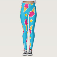 Ropa de paseo marítimo: Leggings de helado y estre