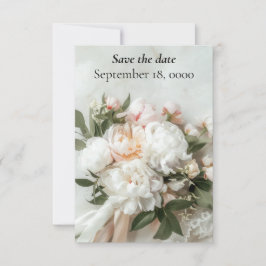 Ropa de peonías blancas con encaje