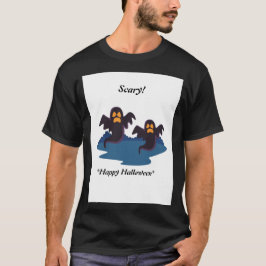 Ropa de tamaño XL para hombre camisetas espantoso