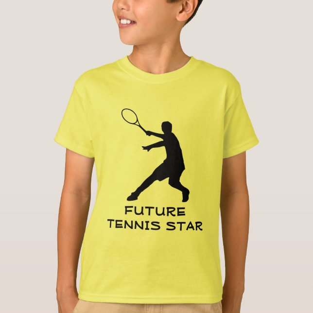 Ropa de tenis infantil | Camiseta con presupuesto  (Anverso)
