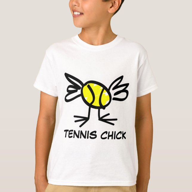 Ropa de tenis para chicas | Camiseta de tenis (Anverso)