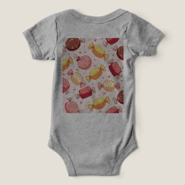 ropa dulce de bebé de caramelo (Diseño Reverso )