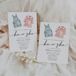 Ropa género revelan invitación