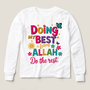 Ropa infantil islámica de camiseta