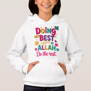 Ropa infantil islámica de camiseta.