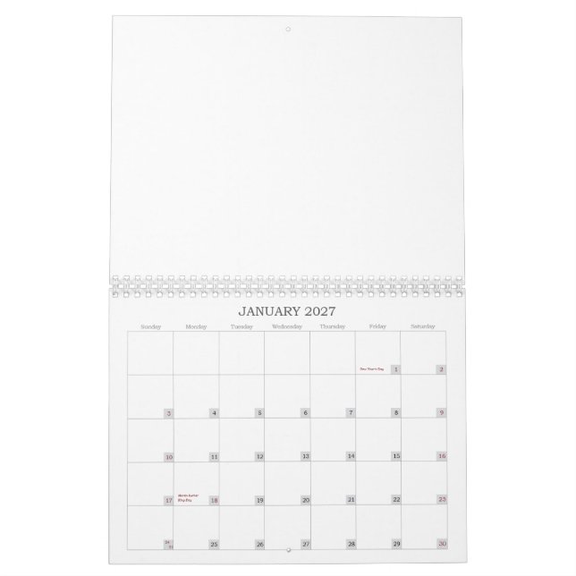 Ropa interior de las novias - calendario (Jan 2027)