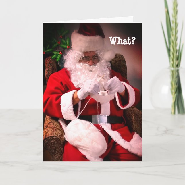 Ropa interior para la tarjeta de Navidades de la S (Anverso)