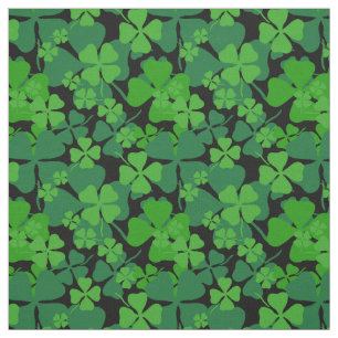 Ropa irlandesa, trébol verde, estampado de tela sh