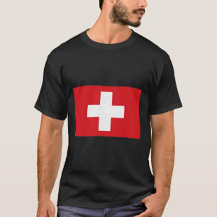 Ropa Suiza Bandera Suiza Hombre Camiseta Senderism