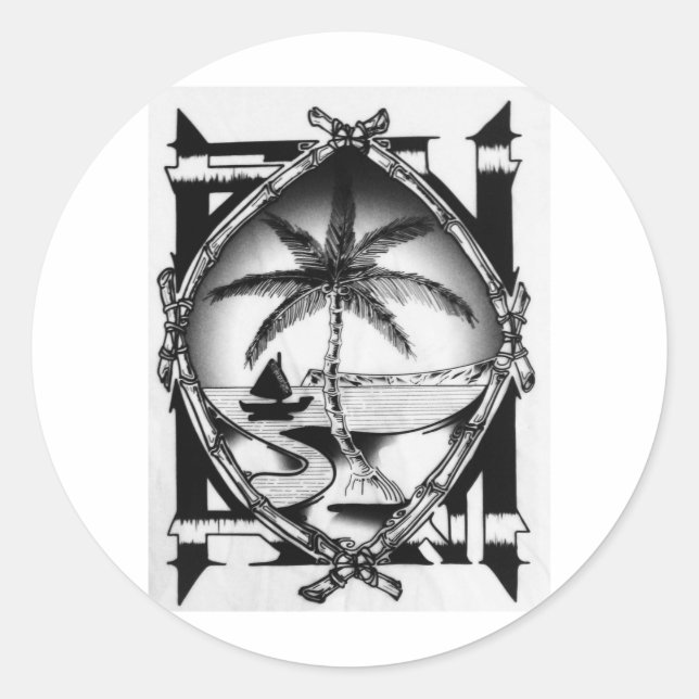 Ropa y accesorios de sello de Guam (Anverso)